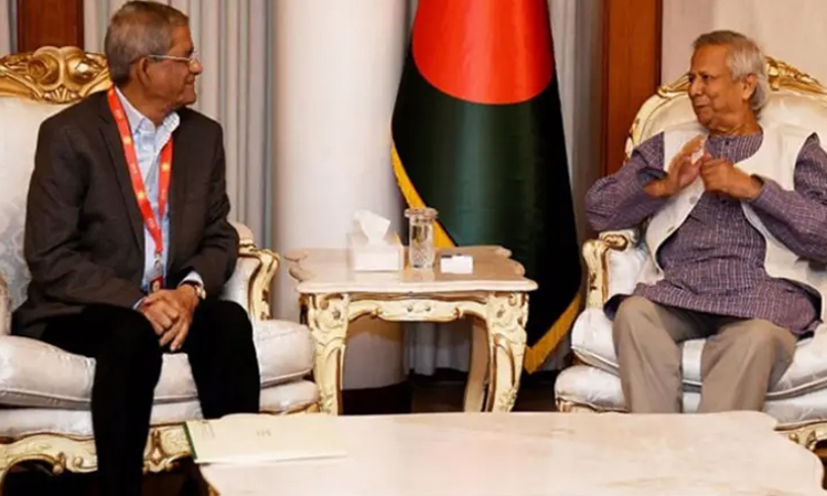 প্রধান উপদেষ্টার সঙ্গে বৈঠকে বিএনপি