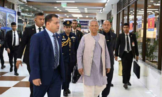 বিমসটেক সম্মেলনে যোগ দিতে ঢাকা ছাড়লেন প্রধান উপদেষ্টা