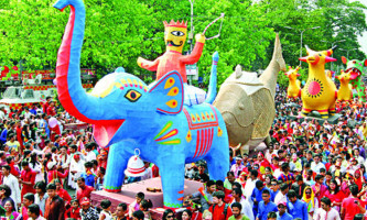 মঙ্গল শোভাযাত্রার নাম বদলে ‘বর্ষবরণ আনন্দ শোভাযাত্রা’