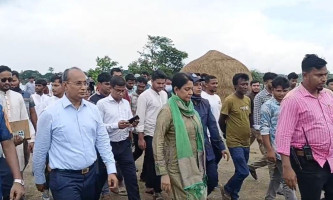 রবীন্দ্র বিশ্ববিদ্যালয়ের স্থান পরিদর্শনে উপদেষ্টা রিজওয়ানা হাসান