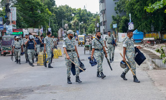 গোপালগঞ্জে কারফিউয়ের মধ্যে অভিযানে আটক ৪৫